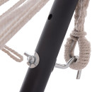 ΑΙΩΡΑ CRAVE HM6304.02 ΑΝΘΡΑΚΙ ΜΕΤΑΛΛΙΚΟΣ ΣΚΕΛΕΤΟΣ--ΜΠΕΖ ΥΦΑΣΜΑ 265x93x105Υεκ