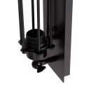 ΑΠΛΙΚΑ ΤΟΙΧΟΥ 2ΦΩΤΗ BEACON HM4463 ΜΕΤΑΛΛΟ ΣΕ ΜΑΥΡΟ 10x10x47Υεκ.
