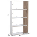 ΒΙΒΛΙΟΘΗΚΗ HARVEY HM8770 80X23X141 ΛΕΥΚΟ