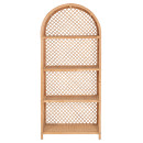 ΒΙΒΛΙΟΘΗΚΗ SIMOK HM9552 ΑΠΟ ΦΥΣΙΚΟ RATTAN ΣΕ ΦΥΣΙΚΟ ΧΡΩΜΑ 80x40x182Υεκ.