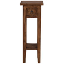 ΒΟΗΘΗΤΙΚΟ ΤΡΑΠΕΖΑΚΙ ΑΠΟ ΜΑΟΝΙ ΞΥΛΟ ΜΕ ΣΥΡΤΑΡΑΚΙ 25x25x66,5Υεκ.HM9484.01