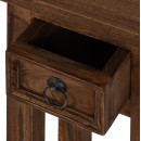 ΒΟΗΘΗΤΙΚΟ ΤΡΑΠΕΖΑΚΙ ΑΠΟ ΜΑΟΝΙ ΞΥΛΟ ΜΕ ΣΥΡΤΑΡΑΚΙ 25x25x66,5Υεκ.HM9484.01