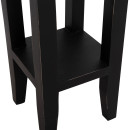 ΒΟΗΘΗΤΙΚΟ ΤΡΑΠΕΖΑΚΙ RAMU HM9484.02 ΑΠΟ ΜΑΟΝΙ ΞΥΛΟ ΜΑΥΡΟ ΜΕ ΣΥΡΤΑΡΑΚΙ 25x25x66,5Υεκ