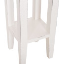 ΒΟΗΘΗΤΙΚΟ ΤΡΑΠΕΖΑΚΙ RAMU HM9484.03 ΑΠΟ ΜΑΟΝΙ ΞΥΛΟ ΛΕΥΚΟ ΜΕ ΣΥΡΤΑΡΑΚΙ 25x25x66,5Υεκ