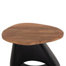 ΒΟΗΘΗΤΙΚΟ ΤΡΑΠΕΖΙ AIDA HM4692.01 FIBER CEMENT ΜΑΥΡΟ--ΞΥΛΟ TEAK TOP 47x60x59Υεκ