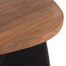 ΒΟΗΘΗΤΙΚΟ ΤΡΑΠΕΖΙ AIDA HM4692.01 FIBER CEMENT ΜΑΥΡΟ--ΞΥΛΟ TEAK TOP 47x60x59Υεκ