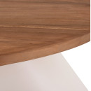 ΒΟΗΘΗΤΙΚΟ ΤΡΑΠΕΖΙ AIDA HM4692.02 FIBER CEMENT ΛΕΥΚΟ--ΞΥΛΟ TEAK TOP 47x60x59Υεκ