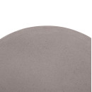 ΒΟΗΘΗΤΙΚΟ ΤΡΑΠΕΖΙ ΣΤΡΟΓΓΥΛΟ DELIA HM18167.03 FIBER CEMENT ΓΚΡΙ & RATTAN Φ40x45Υεκ