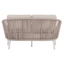 DAYBED ΣΕΙΡΑ XANTION HM6474.02 ΛΕΥΚΟ ΑΛΟΥΜΙΝΙΟ--ΣΧΟΙΝΙ--OLEFIN 157x147x88Υεκ
