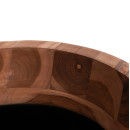 ΔΙΑΚΟΣΜΗΤΙΚΟ ΒΑΖΟ ΔΑΠΕΔΟΥ LINTER HM4662.01L FIBER CEMENT ΜΑΥΡΟ--ΞΥΛΟ ΤΕΑΚ Φ41x47Υεκ.