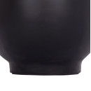 ΔΙΑΚΟΣΜΗΤΙΚΟ ΒΑΖΟ ΔΑΠΕΔΟΥ LINTER HM4662.01S FIBER CEMENT ΜΑΥΡΟ--ΞΥΛΟ ΤΕΑΚ Φ34x60Υεκ.