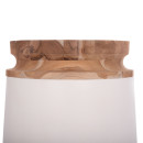 ΔΙΑΚΟΣΜΗΤΙΚΟ ΒΑΖΟ ΔΑΠΕΔΟΥ LINTER HM4662.02L FIBER CEMENT ΛΕΥΚΟ--ΞΥΛΟ ΤΕΑΚ Φ41x47Υεκ.