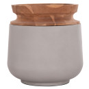 ΔΙΑΚΟΣΜΗΤΙΚΟ ΒΑΖΟ ΔΑΠΕΔΟΥ LINTER HM4662.03L FIBER CEMENT ΓΚΡΙ--ΞΥΛΟ ΤΕΑΚ Φ41x47Υ