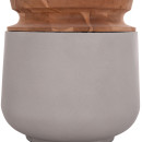 ΔΙΑΚΟΣΜΗΤΙΚΟ ΒΑΖΟ ΔΑΠΕΔΟΥ LINTER HM4662.03L FIBER CEMENT ΓΚΡΙ--ΞΥΛΟ ΤΕΑΚ Φ41x47Υ