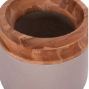 ΔΙΑΚΟΣΜΗΤΙΚΟ ΒΑΖΟ ΔΑΠΕΔΟΥ LINTER HM4662.05L FIBER CEMENT ΓΚΡΙ ΜΑΤ--ΞΥΛΟ ΤΕΑΚ Φ41x47Υεκ