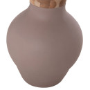 ΔΙΑΚΟΣΜΗΤΙΚΟ ΒΑΖΟ ΔΑΠΕΔΟΥ NEBULA HM4660.05M FIBER CEMENT TAUPE--ΞΥΛΟ ΤΕΑΚ Φ45x148Υεκ