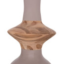 ΔΙΑΚΟΣΜΗΤΙΚΟ ΒΑΖΟ ΔΑΠΕΔΟΥ NEBULA HM4660.05S FIBER CEMENT TAUPE--ΞΥΛΟ ΤΕΑΚ Φ45x115Υεκ