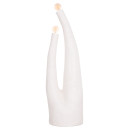 ΔΙΑΚΟΣΜΗΤΙΚΟ ΦΩΤΙΣΤΙΚΟ ΔΑΠΕΔΟΥ TUSKEN HM4702.02 FIBER CEMENT-ΛΕΥΚΟ 50x43x145Υεκ