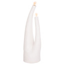 ΔΙΑΚΟΣΜΗΤΙΚΟ ΦΩΤΙΣΤΙΚΟ ΔΑΠΕΔΟΥ TUSKEN HM4702.02 FIBER CEMENT-ΛΕΥΚΟ 50x43x145Υεκ