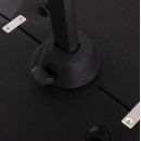 ΕΠΑΓΓΕΛΜΑΤΙΚΗ ΟΜΠΡΕΛΑ 2.7x2.7μ ΜΕ ΒΑΣΗ ΝΕΡΟΥ JAVANTE HM10857.01 ΓΚΡΙ ΑΛΟΥΜ. & ΠΑΝΙ