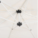 ΕΠΑΓΓΕΛΜΑΤΙΚΗ ΟΜΠΡΕΛΑ 2.7x2.7μ ΜΕ ΒΑΣΗ ΝΕΡΟΥ JAVANTE HM10857.02 ΛΕΥΚΟ ΑΛΟΥΜ. & ΠΑΝΙ