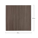 ΕΠΙΦΑΝΕΙΑ ΤΡΑΠΕΖΙΟΥ ΑΠΟ MDF 80Χ80 εκ. HM8439.01 ΣΤΑΧΤΙ ΜΑΥΡΟ