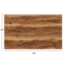ΕΠΙΦΑΝΕΙΑ ΤΡΑΠΕΖΙΟΥ HPL ΟΡΘΟΓΩΝΙΑ HM5840.30 INDIAN SHEESHAM 120x80εκ.