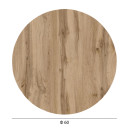 ΕΠΙΦΑΝΕΙΑ ΤΡΑΠΕΖΙΟΥ HPL ΣΤΡΟΓΓΥΛΗ HM5841.36 SONAMA OAK Φ60εκ. 2τμχ
