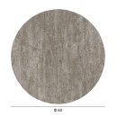 ΕΠΙΦΑΝΕΙΑ ΤΡΑΠΕΖΙΟΥ HPL ΣΤΡΟΓΓΥΛΗ HM5841.37 CONCRETE Φ60εκ. 2τμχ