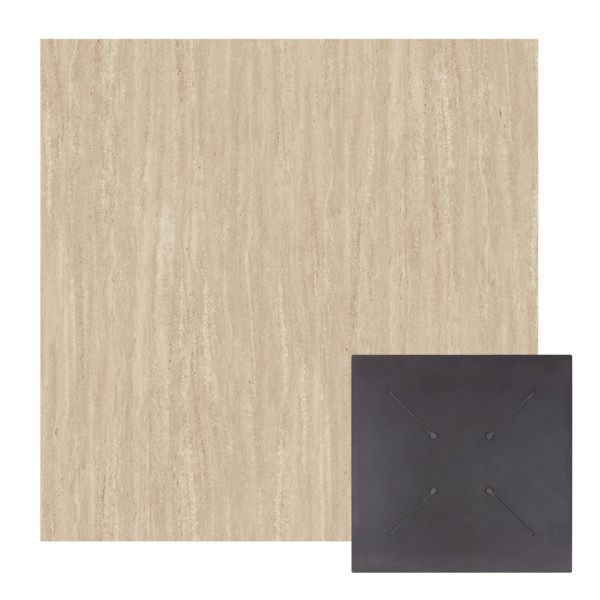 ΕΠΙΦΑΝΕΙΑ ΤΡΑΠΕΖΙΟΥ HPL ΤΕΤΡΑΓΩΝΗ HM5839.35 TRAVERTINE 80x80εκ. 2τμχ