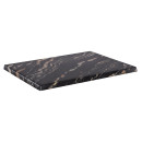 ΕΠΙΦΑΝΕΙΑ ΤΡΑΠΕΖΙΟΥ WERZALIT 120Χ80Χ3.5εκ. BLACK GOLD MARBLE HM5630.15