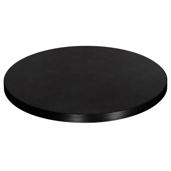 ΕΠΙΦΑΝΕΙΑ ΤΡΑΠΕΖΙΟΥ SINTERED STONE HM6652.01 ΜΕ ΠΛΑΙΣΙΟ ALU ΜΑΥΡO Φ60εκ.