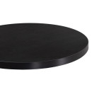 ΕΠΙΦΑΝΕΙΑ ΤΡΑΠΕΖΙΟΥ SINTERED STONE HM6652.01 ΜΕ ΠΛΑΙΣΙΟ ALU ΜΑΥΡO Φ60εκ.
