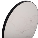 ΕΠΙΦΑΝΕΙΑ ΤΡΑΠΕΖΙΟΥ SINTERED STONE HM6652.02 ΜΕ ΠΛΑΙΣΙΟ ALU ΜΑΥΡΟ Φ60εκ.