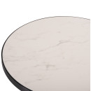 ΕΠΙΦΑΝΕΙΑ ΤΡΑΠΕΖΙΟΥ SINTERED STONE HM6652.02 ΜΕ ΠΛΑΙΣΙΟ ALU ΜΑΥΡΟ Φ60εκ.