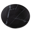 ΕΠΙΦΑΝΕΙΑ ΤΡΑΠΕΖΙΟΥ SINTERED STONE HM6652.03 ΜΕ ΠΛΑΙΣΙΟ ALU ΜΑΥΡΟ Φ60εκ.