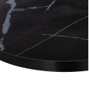 ΕΠΙΦΑΝΕΙΑ ΤΡΑΠΕΖΙΟΥ SINTERED STONE HM6652.03 ΜΕ ΠΛΑΙΣΙΟ ALU ΜΑΥΡΟ Φ60εκ.