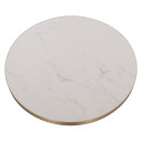 ΕΠΙΦΑΝΕΙΑ ΤΡΑΠΕΖΙΟΥ SINTERED STONE HM6652.12 ΜΕ ΠΛΑΙΣΙΟ ALU ΧΡΥΣΟ Φ60εκ.