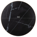 ΕΠΙΦΑΝΕΙΑ ΤΡΑΠΕΖΙΟΥ SINTERED STONE HM6652.13 ΜΕ ΠΛΑΙΣΙΟ ALU ΧΡΥΣΟ Φ60εκ.