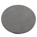 ΕΠΙΦΑΝΕΙΑ ΤΡΑΠΕΖΙΟΥ SINTERED STONE HM6653.05 ΜΕ ΠΛΑΙΣΙΟ ALU ΓΚΡΙ Φ70εκ.