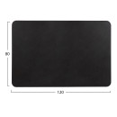 ΕΠΙΦΑΝΕΙΑ ΤΡΑΠΕΖΙΟΥ SINTERED STONE ΟΡΘΟΓΩΝΙΑ HM6656.01 ΜΑΥΡΗ 120x80εκ.