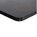 ΕΠΙΦΑΝΕΙΑ ΤΡΑΠΕΖΙΟΥ SINTERED STONE ΟΡΘΟΓΩΝΙΑ HM6656.01 ΜΑΥΡΗ 120x80εκ.
