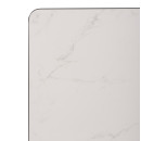 ΕΠΙΦΑΝΕΙΑ ΤΡΑΠΕΖΙΟΥ SINTERED STONE ΟΡΘΟΓΩΝΙΑ HM6656.02 ΠΛΑΙΣΙΟ ALU ΜΑΥΡΟ 120x80εκ.