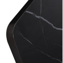 ΕΠΙΦΑΝΕΙΑ ΤΡΑΠΕΖΙΟΥ SINTERED STONE ΟΡΘΟΓΩΝΙΑ HM6656.03 ΠΛΑΙΣΙΟ ALU ΜΑΥΡΟ 120x80εκ.
