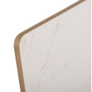 ΕΠΙΦΑΝΕΙΑ ΤΡΑΠΕΖΙΟΥ SINTERED STONE ΟΡΘΟΓΩΝΙΑ HM6656.12 ΠΛΑΙΣΙΟ ALU ΧΡΥΣΟ 120x80εκ.