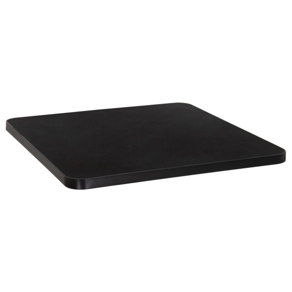 ΕΠΙΦΑΝΕΙΑ ΤΡΑΠΕΖΙΟΥ SINTERED STONE ΤΕΤΡΑΓΩΝΗ HM6654.01 ΠΛΑΙΣΙΟ ALU ΜΑΥΡΟ 70x70εκ.