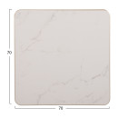 ΕΠΙΦΑΝΕΙΑ ΤΡΑΠΕΖΙΟΥ SINTERED STONE ΤΕΤΡΑΓΩΝΗ HM6654.12 ΠΛΑΙΣΙΟ ALU ΧΡΥΣΟ 70x70εκ.