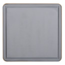 ΕΠΙΦΑΝΕΙΑ ΤΡΑΠΕΖΙΟΥ SINTERED STONE ΤΕΤΡΑΓΩΝΗ HM6654.12 ΠΛΑΙΣΙΟ ALU ΧΡΥΣΟ 70x70εκ.