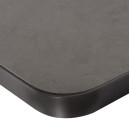 ΕΠΙΦΑΝΕΙΑ ΤΡΑΠΕΖΙΟΥ SINTERED STONE ΤΕΤΡΑΓΩΝΗ HM6655.05 ΠΛΑΙΣΙΟ ALU ΓΚΡΙ 80x80εκ.
