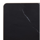 ΕΠΙΦΑΝΕΙΑ ΤΡΑΠΕΖΙΟΥ SINTERED STONE ΤΕΤΡΑΓΩΝΗ HM6655.13 ΠΛΑΙΣΙΟ ALU ΧΡΥΣΟ 80x80εκ.